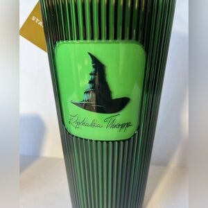 STARBUCKS WICKED ELPHABA  2024 TUMBLER 24 OZ. NEW WITCH BROOM